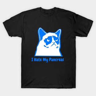 I Hate My Pancreas - Blue T-Shirt